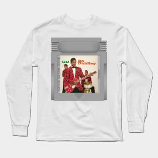 Bo Diddley Game Cartridge Long Sleeve T-Shirt